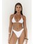 Samudra Halka Detaylı Beyaz Bikini Üstü 2