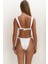 Larasis Çiçek Detaylı Beyaz Bikini Altı 4