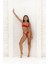 Larasis Çiçek Detaylı Gloplu Kırmızı Bikini Üstü 2
