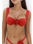 Larasis Çiçek Detaylı Gloplu Kırmızı Bikini Üstü 3