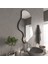 Organik Formlu Uzun Duvar Aynası – Modern Mdf Siyah Çerçeve, Banyo & Salon Dekoratif Ayna (AYP181) 3