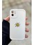 Iphone 12 Uyumlu Kılıf Güneş Desenli Darbelere Dayanıklı Kamera Korumalı Silikon Kapak Krem 2