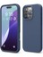 Apple iPhone 16 Pro Kılıf Kadife Lansman Soft Yumuşak Liquid Silikon Kamera Korumalı Kapak Lacivert 1