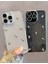 Apple iPhone 14 Pro Max Uyumlu Kılıf Simli Gül Darbeye Karşı Dayanıklı Yumuşak Silikon Kapak 3