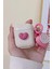 Airpods 1. ve 2. Nesil Uyumlu 3D Roze Kalp Kopçalı Kulaklık Kılıfı 1