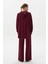 Modal Örme Kapüşonlu Sweatshirt Bordo 3