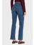 Streç Pamuklu Regular Fit Yüksek Bel Düz Paça Jeans Bayan Kot Pantolon WW0WW45009 1A9 3