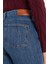 Streç Pamuklu Regular Fit Yüksek Bel Düz Paça Jeans Bayan Kot Pantolon WW0WW45009 1A9 5