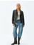 Yeni Sezon Crop Oversize Suni Deri Biker Ceket Fermuarlı Cepli Kemer Detaylı 2