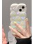 Iphone 13/14 Uyumlu Kılıf Beyaz Baklava Desenli Hologramlı Dayanıklı Yumuşak Silikon Kapak 1