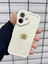 Iphone 16 Plus Uyumlu Kılıf Güneş Desenli Darbelere Dayanıklı Kamera Korumalı Silikon Kapak Krem 1