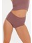 Kadın Fitilli Soft Renkler 3 Lü Yüksek Bel Külot Set - KTS4054 2