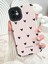 iPhone 11 Uyumlu Kılıf Siyah Kalp Desenli Kamera Korumalı Estetik Zarif Yumuşak Silikon Kapak 1