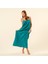 Tavas Askılı Elbise - Yeşil 2