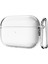 Airpods 2. Nesil Pro Uyumlu Kancalı Silikon Kılıf Premium Class Quality - Şeffaf Kılıf 1