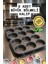 2 Adet Cupcake Fırın Kalıbı 6 Büyük Bölmeli Muffin Kek Kalıbı 1