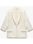 Yeni Sezon Modal Kumaş Karışımlı Uzun Kollu Cep Detaylı Kruvaze Blazer Ceket 4