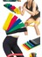 5 Li Set Aerobik Bandı Fitness Egzersiz Plates Direnç Lastiği Crossfit Kas Germe ve Jimnastik Seti (336336) 3