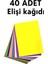 40 Adet A4 Elişi Kağıdı Karışık Renk 1