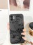 Iphone 12 Uyumlu Kılıf Mat Siyah Ejderha Desenli Darbelere Dayanıklı Yumuşak Kamera Korumalı Kapak 1