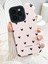 iPhone 15 Pro Kılıf Siyah Kalp Desenli Kamera Korumalı Estetik Zarif Yumuşak Silikon Kapak 4