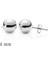 925 Ayar Gümüş Top Küpe - 6 mm (EA1160219) (336336) 1