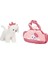 4775 Peluş Kedi Köpek Taşıma Çantalı 20 cm - Stokta Olan Model ve Renk Gönderiliir 2