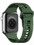 Apple Watch Series 10 46MM / Ultra 2 / Ultra 49MM Galvanik Silikon Saat Kayışı (Yurt Dışından) 1