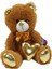 62501 Parlak Kalpli Peluş Ayı 40 cm 2