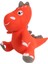 Dino Peluş Oyuncak Turuncu 25 cm 2