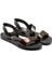 Vibe Fem Kadın Sandalet Siyah-Leopar 35/42 FF0036 2