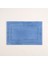 Solıd Çift Taraflı Pamuk %100 Pamuk Banyo Paspası 40X60 cm Mavi 1