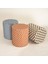 Java Rattan - Synthetıc Puf 40X40X45 cm Mavi 5