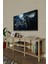 Ahşap Tv Ünitesi – 120 cm – 3 Katlı Açık Raflı Televizyon Sehpası – 30X43X120 cm 1