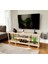 Ahşap Tv Ünitesi – 120 cm – 3 Katlı Açık Raflı Televizyon Sehpası – 30X43X120 cm 5