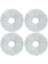 Elite Xiaomi Mi Robot Vacuum S10 PLUS,X10 Plus Uyumlu 4 Adet Mop Paspas Seti 1 Adet 1