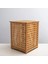 Elite Bambu Kare Iki Bölmeli Çamaşır Sepeti 45X45X62 cm 1 Adet 4