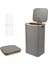 Elite Mien Bambu Kenarlı Kumaş Katlanabilir 100 Lt Çamaşır Sepeti 44X33X70 1 Adet 2