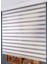 Krem Dar Plise Zebra Perde 1