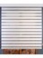 Krem Dar Plise Zebra Perde 2