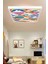 Modern Çocuk Odası LED Lamba, 60WATT Göz Yormayan Işık Gücü, Özel Yapay Zeka Tasarımlı Avize, 60X60 2