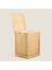 Elite Bambu Çamaşır Sepeti 62X45 cm Natural 1 Adet 2