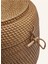 Elite Cıno Depolama Sepeti 8 L, Rattan, Kapaklı, 24 cm Yükseklik, 33 cm Çap 1 Adet 2