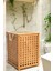 Elite Bambu Kirli Çamaşır Sepeti Oyuncak Sepeti Naturel Banyo Kirli Çamaşır Sepeti 58X40CM 1 Adet 4