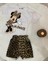 Minnie Mouse Yıkamalı Ince Leopar Desenli Kot Şort Alt Üst Takım Kız Çocuk 2