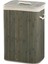 Elite Antrasit Bambu Çamaşır Sepeti Kare 35X35X50 cm 1 Adet 1