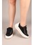 Bianca Çok Taşlı Kot Sneakers Siyah 1