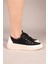 Bianca Çok Taşlı Kot Sneakers Siyah 5