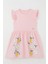 Kız Çocuk Elbise Etek Kısmı Limon & Çiçek Baskılı 2-6 Yaş, Pembe 5