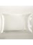 Elite Luxury Saten 4 Parça Çift Kişilik Nevresim Takımı 200X220 cm Lastikli Çarşaf Beyaz Renk 1 Adet 5